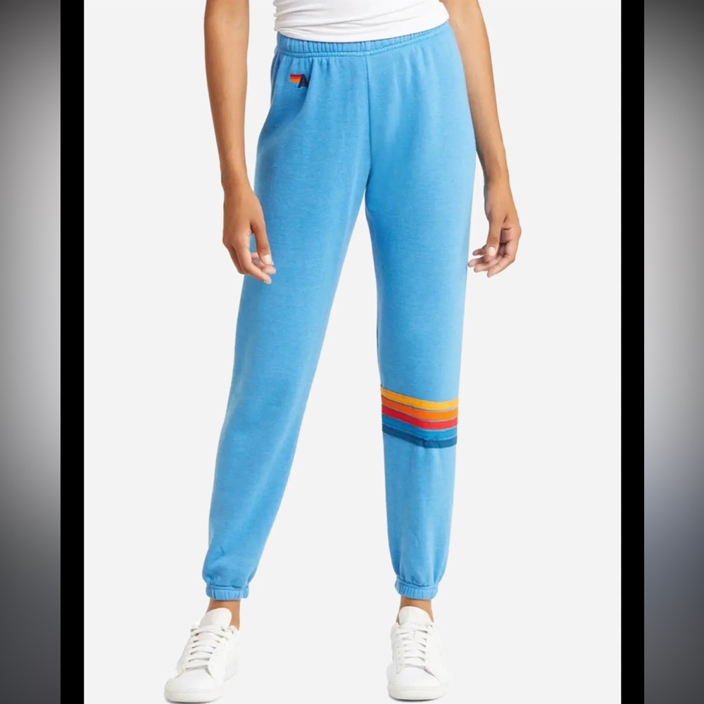 Aviator Nation Rainbow Stitch Sweatpants